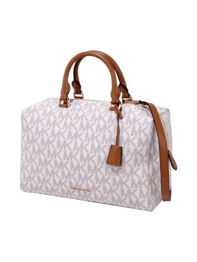 michael michael kors kirby bowling bag mit logomuster beige|Michael kors bowling bag + FREE SHIPPING .